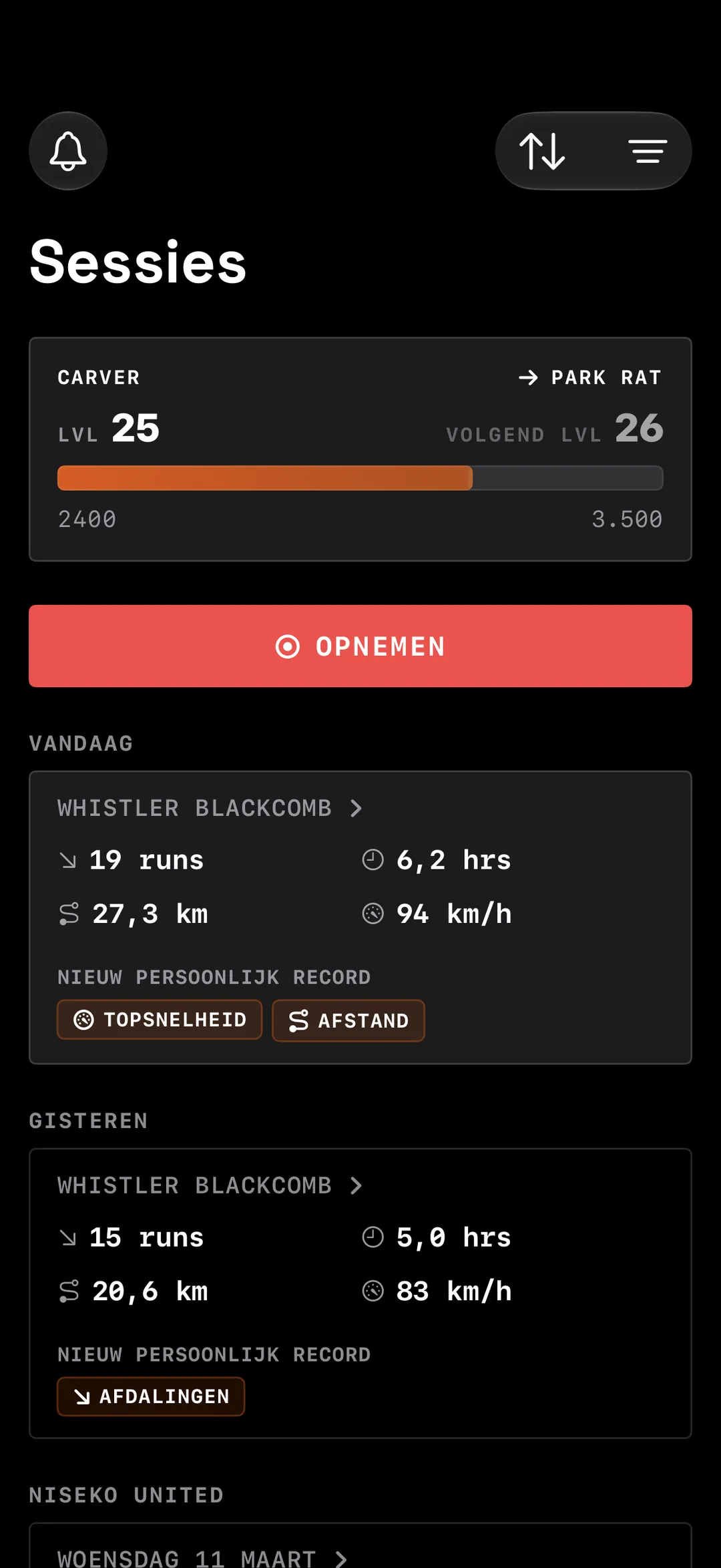 Yewki — LEG ELKE DAG VAST: ANALYSEER ELKE AFDALING GEEF NOOIT OP