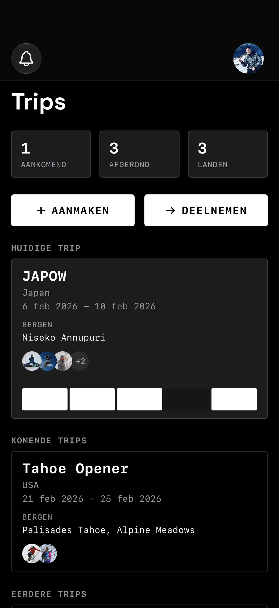 Yewki — ORGANISEER TRIPS: NODIG JE CREW UIT EN GA SAMEN DE PISTE OP